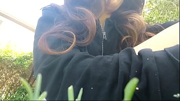 Preview 4 of Sex Video Wife - i cant believe what i see! chantal burps,  pees and more in a public park!