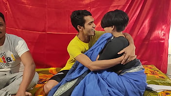 Preview 1 of Flam Longth - Husband fingering while his wife fuck Threesome sex Bengali ,  Shathi khatun and hanif and Shapan pramanik