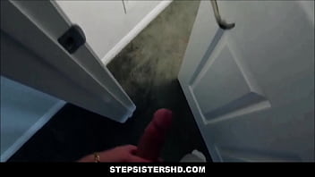 Preview 1 of Sxexx Xxxx Hd - StepSistersHD - Small Tits Blonde Teen Stepsister Family Sex With Big Cock Stepbrother After Watching Her Get Dressed POV - Ashley Alexander,  Joshua Lewis