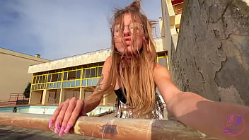 Preview 4 of Xxx Video Local India - The hottie took me to a beautiful place and top it off with her awesome blowjob.