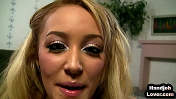 Preview 2 of Most Bizarre 3d Porn - POV handjob beauty erotically wanking and oiling up dick