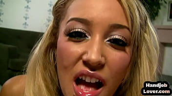 Preview 3 of Most Bizarre 3d Porn - POV handjob beauty erotically wanking and oiling up dick