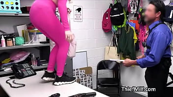 Preview 3 of Xxx Sax Bf Video Com - Milf Yogini busted and fucked for stealing equipment