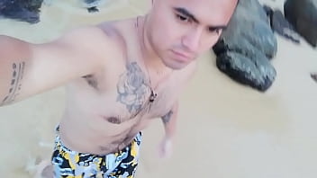 Preview 1 of Straight Video 12180 - Me vine espont&aacute_neamente a chorros tomando unas ricas vacaciones en Puerto Escondido Oaxaca