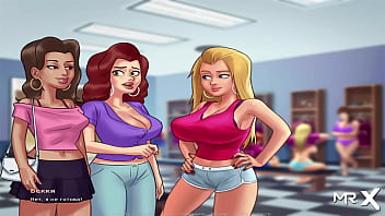 Preview 4 of Mom And Son Fokine Vodeo 3g - SummertimeSaga - Hot Bathroom Bang E4 #13