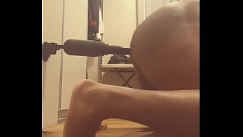 Preview 2 of Black Stepsister Fuck Brother - Playing with anal toy