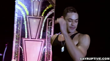 Preview 3 of African Blue Flim - Joshua Parks blow Alpha Wolfe huge cock outdoor. Draven Navarro manages a top notch traveling male revue and their next stop is Vegas! The raucous bunch can&#039_t wait to get to Sin City to put on a show