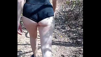 Preview 4 of August Taylor Hd 1080p - Sexo com o guia tur&iacute_stico na trilha como pagamento enquanto o corno filma