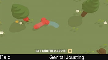 Preview 1 of Abgerutscht Und In Den Arsch - Genital Jousting part1