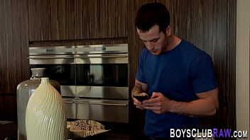 Preview 1 of Son Seduce Step Mom In Bathroom - Buff dude gets cock sucked and raw dawg fucks