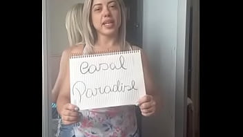 Preview 2 of Kinnor Pussy - V&iacute_deo de verifica&ccedil_&atilde_o casal Paradise