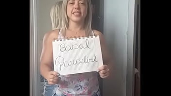 Preview 1 of Kinnor Pussy - V&iacute_deo de verifica&ccedil_&atilde_o casal Paradise