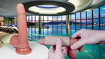 Preview 4 of Sexy Xxx Hot - The Lifeguard by FUKENA - Realistic Uncircumcised Dual Density Silicone Dildo