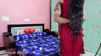 Preview 2 of Alexis Fawx Double Dick - Indian Valentine&rsquo_s special- step brother proposed her sister,  But hide the real plan | clear Hindi Audio | YOUR PRIYA