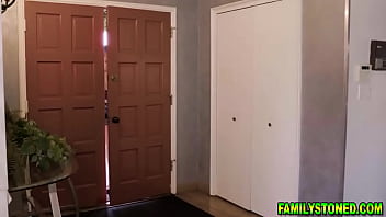 Preview 1 of Innocent Son Mom - Stepsister studying and sucking her stepbrothers big cock
