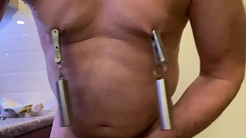 Preview 1 of Ngetot Cewek Masih Perawan - Gay nipple clamps