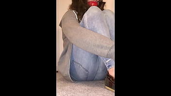 Preview 3 of Fast Taim Seel Qek Sex - Trans Jeans Bondage!