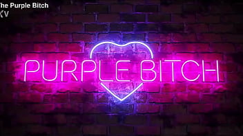 Preview 1 of Stockings Ffm - Happy Valentines Day with Purple Bitch