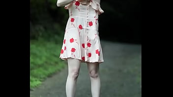 Preview 2 of Videos Pornnos - Undressing high-legged leotard Outdoor