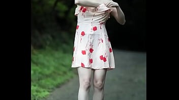 Preview 1 of Videos Pornnos - Undressing high-legged leotard Outdoor
