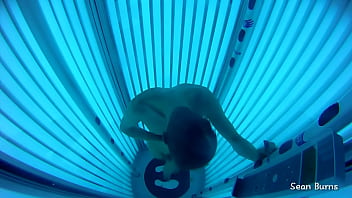 Preview 4 of Hd Mon Lesbi - Sexy Jock at the Tanning Booth
