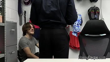 Preview 1 of Ass Fever - Sliding on officers BBC bareback style