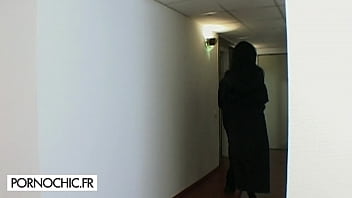 Preview 2 of Raven Undercover - Nice brunette fucked at the office in a high voltage room