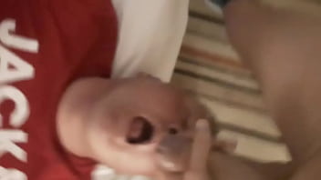 Preview 1 of Lepenty Gairl - Swallowing a load straight from his cock