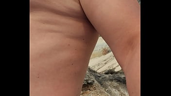 Preview 1 of Domonique Simone Indecent - jean marc Moignez is on a public beach in 2021 02