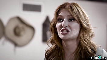 Preview 2 of Horrors Full Movie - Guy serving a small titted redhead babe Lacy Lennon to his