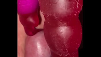 Preview 4 of Nadia Brown - Vibrator on cock play