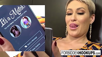 Preview 2 of First Porn Xxx Video Sis Bro - Busty MILF hooks up with her step-daughter