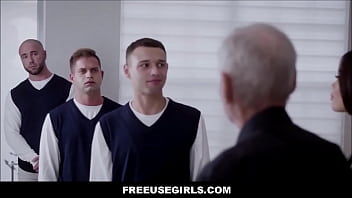 Preview 1 of Raj Wap Rape Videos - FreeUseGirls.com - Freeuse Big Tits Latina MILF For Orphaned Guys During Christmas - Victoria June,  Nicky Rebel,  Danny Steele,  Johnny Love