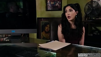 Preview 1 of Sex Anusha - Brunette anal fucked in front of stepdad