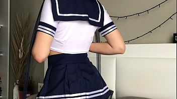 Preview 1 of Pregenency Sex - A student from Japan shows how to have sex in her country