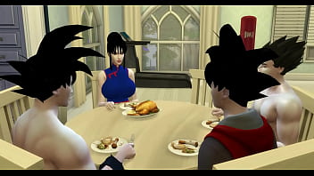 Preview 2 of Daughter Fack Dad - Dragon Ball Porn Epi 21 Milk Hermosa Esposa Castiga a su Hijo porque es un Pervertido que le Gusta Follarse a su Mama por el Culo todos los Dias Hentai