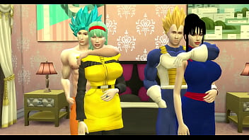 Preview 4 of Dog And Gril Hd New Sexcom - Dragon Ball Porn Epi 17 Hentai Intercambio de Esposas Goku y Vegeta Esposas infieles y Calientes Quieren que las Folle el Amigo de su Marido NTR