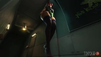 Preview 1 of Kaminihot Song - Starfire Futa encuentra a Raven masturb&aacute_ndose y se la coje