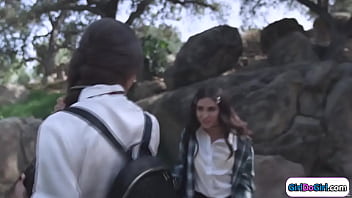 Preview 1 of Xxxndesi Indian - Coed makes her move and licks classmate
