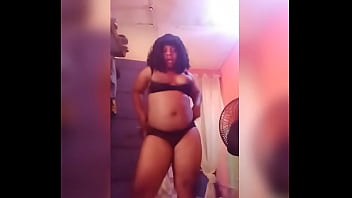 Preview 1 of Xxxsex Black And White - Amateur ebony gets pleasure at home