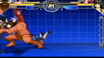 Preview 2 of Shibari Thru Crotch - The Queen Of Fighter Gameplay pesada