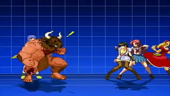 Preview 1 of Shibari Thru Crotch - The Queen Of Fighter Gameplay pesada