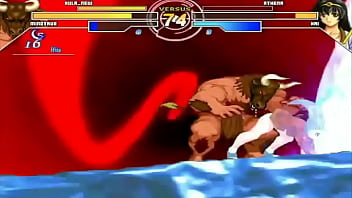 Preview 4 of Shibari Thru Crotch - The Queen Of Fighter Gameplay pesada