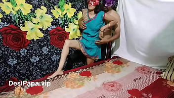 Preview 1 of Pogo Vintage - Indian hot bhabhi has midnight sex with lover Real sex - full desi hindi audio