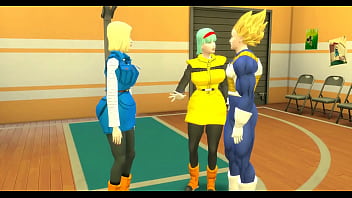 Preview 1 of Wetpossy - dragon ball porn epi me hentai vegeta de folla duro por el culo anal a nro 18 y a bulma su esposa deja follar a su amante