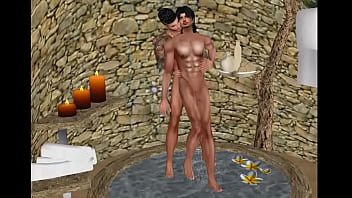 Preview 2 of Real Ami K Shat Sex Urdo - BEACH SHOWER TOGETHER