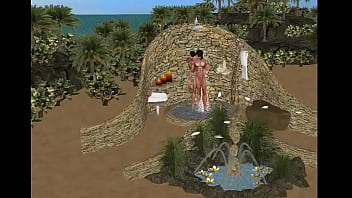 Preview 1 of Real Ami K Shat Sex Urdo - BEACH SHOWER TOGETHER