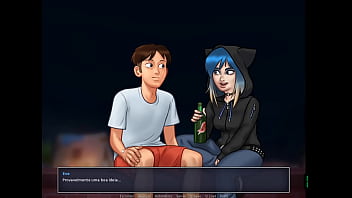 Preview 2 of Angel Sex Video - Summertime Saga ep 72 - Era Hoje que eu Ia Comer a  Emo da Escola