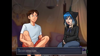 Preview 3 of Angel Sex Video - Summertime Saga ep 72 - Era Hoje que eu Ia Comer a  Emo da Escola