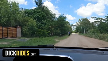 Preview 1 of Mistress Ezada Sinn Pregnant - Real Stud Makes The Driver Very Very Happy - Dick Rides